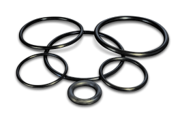 O-rings in sizes from .05 to 52" - custom molded rubber products